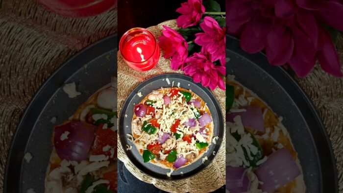Pizza🍕 in an air fryer/homemade pizza🍕 recipe #pizza🍕#homemade #pizzarecipe❤️ #airfryerrecipes #food