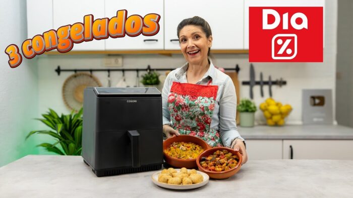 Probando CONGELADOS de Supermercados DIA en Air Fryer: ¡Pisto, Arroz y Croquetas!