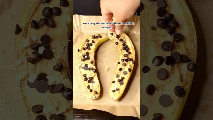 Quick & Easy Dessert Recipe at Home | Banana Air Fryer Snack for After Dinner