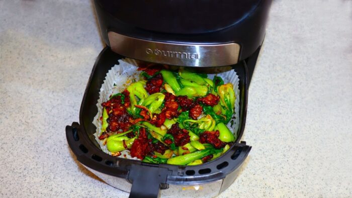 Receta de pak choi en freidora de aire, la receta más fácil de pak choi baby, receta de bok choi …