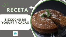 Receta fácil de Bizcocho de yogurt y cacao