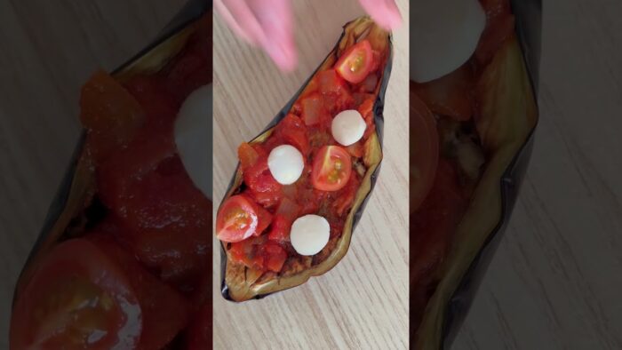 Recetas JA’E – Berenjenas rellanas de alubias  #cooking #recetas #legumbres #receta #recetasfaciles
