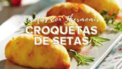 Recetas: croquetas de setas Thermomix