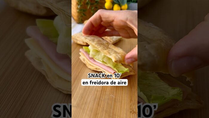 SNACK en 10 MINUTOS en AIRFRYER #airfryer #freidoradeaire #recetas #recetasfaciles #snacks #snacks