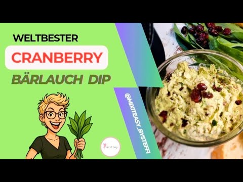 🔥 SUCHTGEFAHR – Cranberry-Bärlauch-Dip  – der neue gehypte Thermomix Dip ‼️