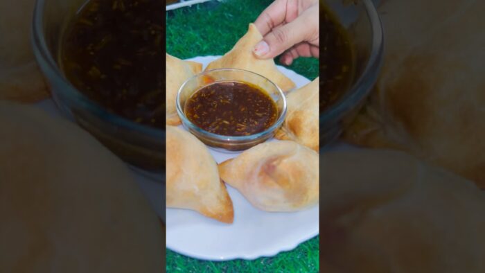Samosa Recipe in Air fryer 😋 #shorts #samosa #airfryer #snacks
