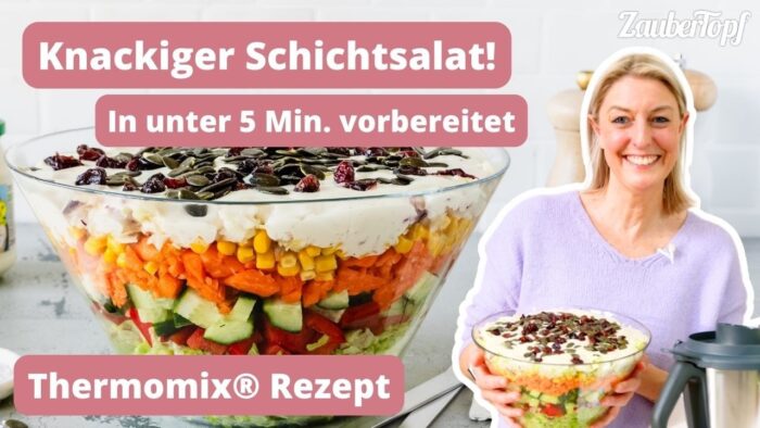 Schichtsalat Thermomix® – Vegan & Lecker! 🥗 | Thermomix® Rezept