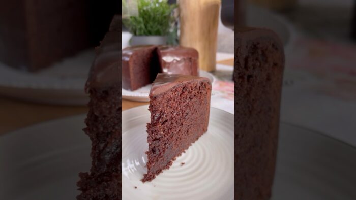 Schokoladen-Schmandkuchen mit Schoko Ganache #cake #baking #thermomix