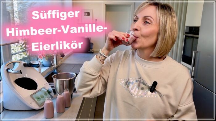 🐣🥂 Süffiger HIMBEER – VANILLE – EIERLIKÖR – einfach der Hammer 🤩 – Thermomix® Rezept