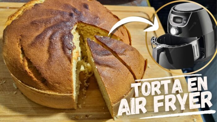 🎂 TORTA en FREIDORA de AIRE 😍 ¡FÁCIL, RÁPIDA y DELICIOSA! | Receta paso a paso