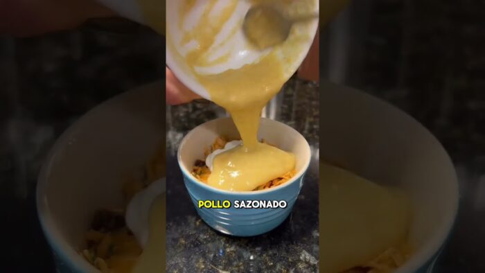 Tarta de pollo saludable en 5 minutos | Receta fácil en freidora de aire