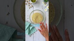 Tarta de queso y pistacho en freidora de aire – Recetas La Lechera #shorts