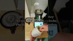 Tarta proteica sabor café con leche con Thermomix TM7 #cookidoo #Thermomix #TM7