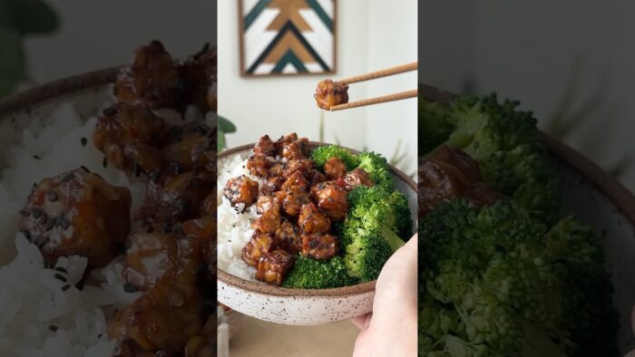 Tempeh en freidora de aire