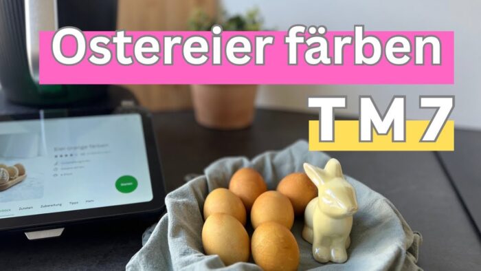 Thermomix TM7: Eier kochen und färben mit Zwiebelschalen