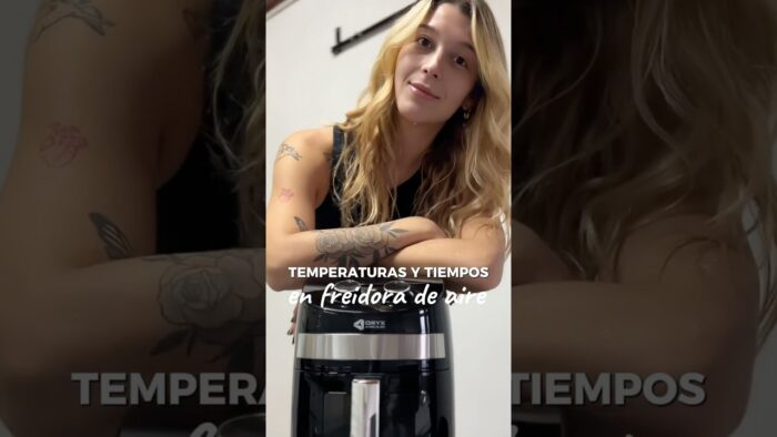 Tiempos/temperaturas cocinar con aire fryer #freidoradeaire #freidora #freidorasinaceite #airfryer
