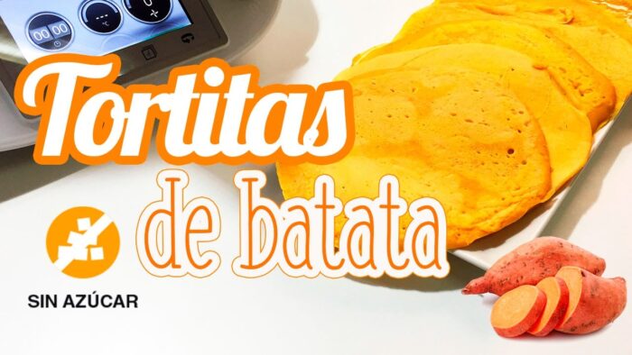 Tortitas de batata o boniato | Recetas Thermomix | Receta sin azúcar