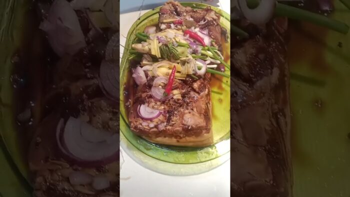 pork belly roll sa air fryer #food #cooking #recipe