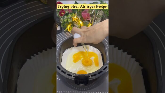 # viral air fryer omelette # asmr # shorts # Breakfast recipe # trending video