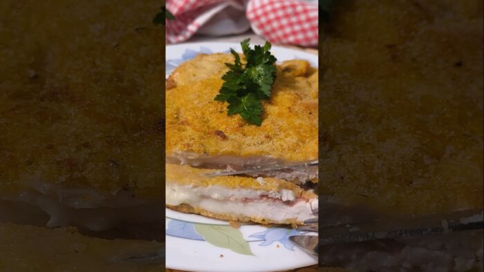 ¿Cachopo Crujiente SIN aceite? 🤯 Mira está receta en freidora de aire 🔥