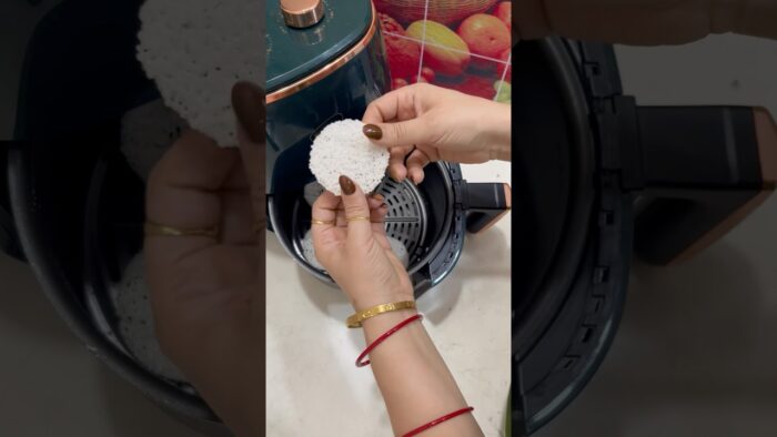 साबूदाना पापड़- air fryer recipe #youtubeshorts #food #airfryerrecipes