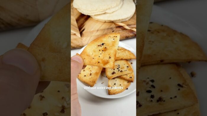 3-Ingredient Bagel Chips 🥯😋🙌