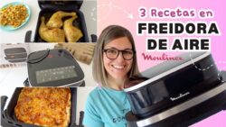 3 RECETAS en FREIDORA de AIRE *Descuento y Review MOULINEX EASY FRY XL SURFACE*