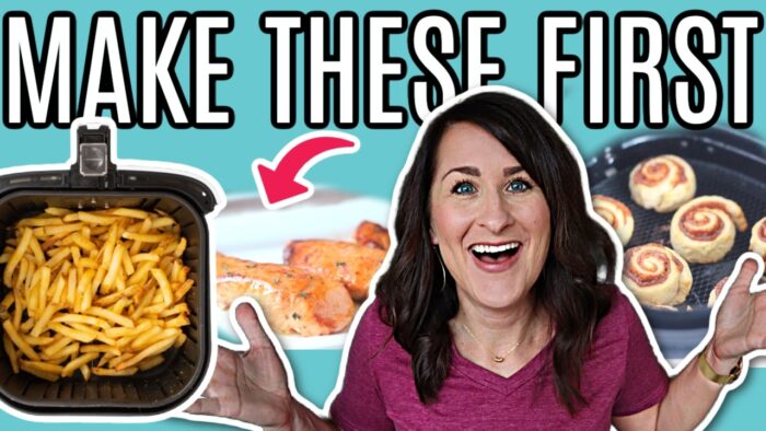 4 recetas sencillas para freidora de aire → Ideales para principiantes con una nueva freidora