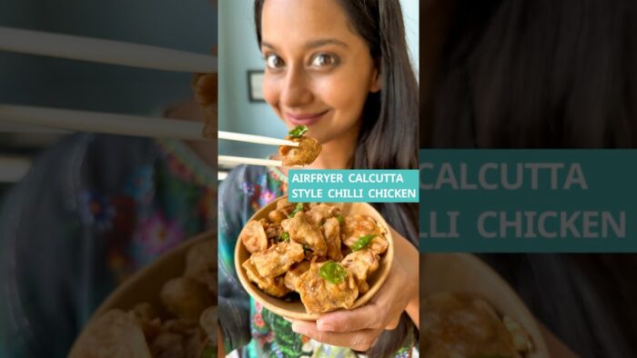AIR FRYER CHILLI CHICKEN POPCORN #chicken #chickenrecipe #chickenfry #airfryer
