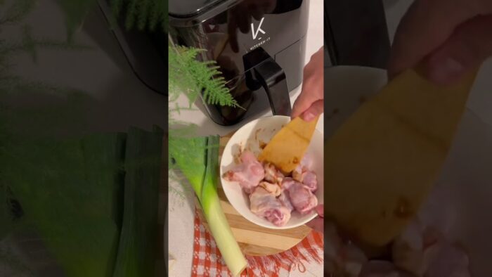 ALITAS DE POLLO A LA QQB EN FREIDORA DE 4 LITROS KITCHEN IT