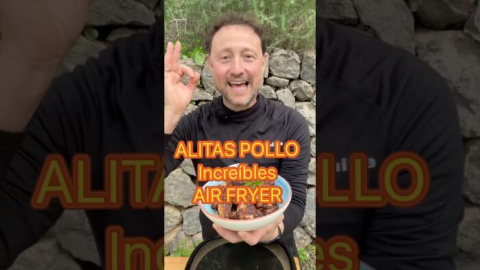 ALITAS de POLLO INCREIBLES 😋 AIR FRYER – TE CHUPARÁS LOS DEDOS! – GUILLE RODRIGUEZ #SHORTS