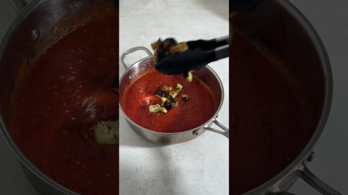 Air Fryer Pasta alla Norma