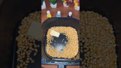 Air Fryer Popcorn: The Next Great Snack Innovation #popcorn #food #recipe #reels #airfryerrecipes