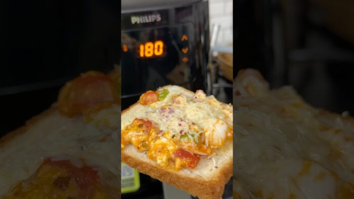 Air fryer recipe #comedy #funny #breadpizza