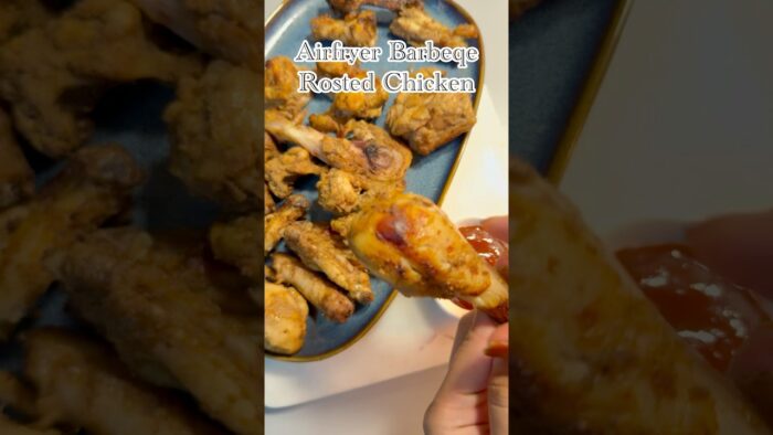 Airfryer Easy diet, roasted chicken recipe #shortsfeed #chickenrecipes #shorts  #tastychicken ￼