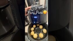 Airfryer Pani Puri Recipe | Pani Puri Recipe | #shorts #youtubeshorts #panipuri #viral #golgappa