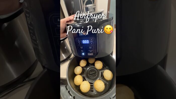 Airfryer Pani Puri Recipe | Pani Puri Recipe | #shorts #youtubeshorts #panipuri #viral #golgappa