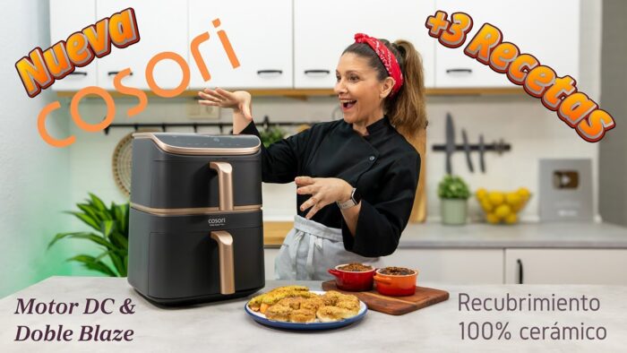 Analizo la Cosori Cerámica Torre, 10.8L (Freidora de Aire Inteligente) + 3 recetas NUEVAS