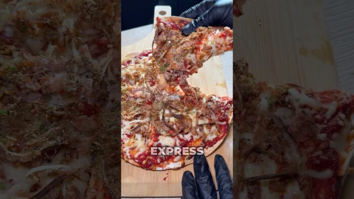 🍕COMBIEN SUR 10 LA PIZZA EXPRESS AU AIR FRYER🍕En 15min seulement ! #recette #pizza
