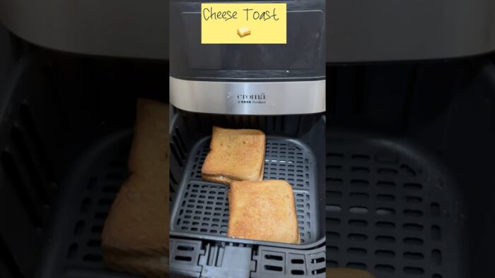 Cheese Toast recipe in air fryer!! #shortvideo #youtubeshorts #airfryerrecipe #foodie