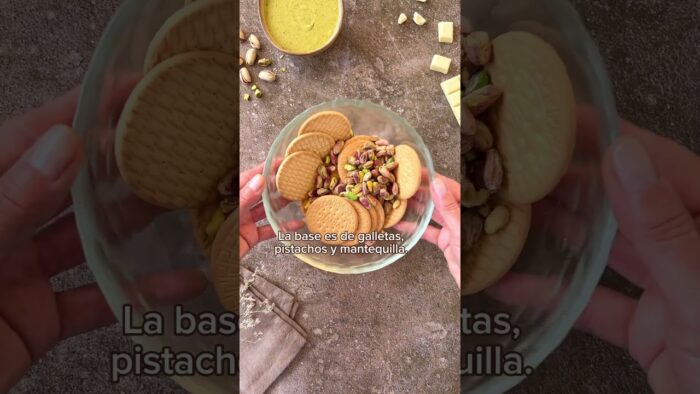 Cheesecake de pistacho y chocolate blanco en freidora de aire  – Recetas Nestlé Postres #shorts
