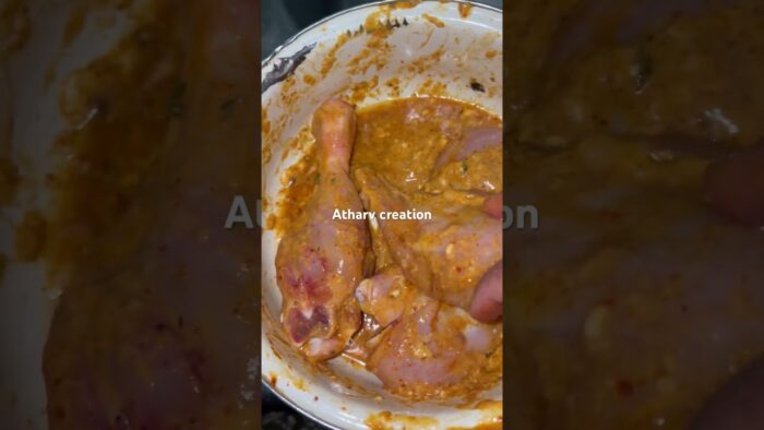Chicken air fry ||Recipe by Atharv creation ||#viralvideo #shortvideo #chickenrecipe #fry ￼