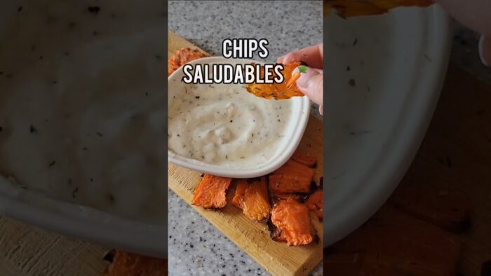 Chips Saludables 🥕 #fyp #yummy #healthyfood #parati #vegan #chips #airfryer #recetas #fit #fitness