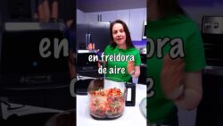 Cómo hacer alambre vegetariano en freidora de aire