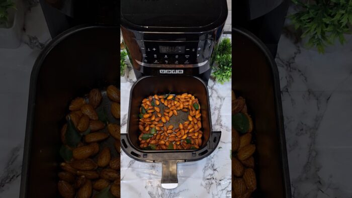 Crispy Almond Fry in Air Fryer | Easy Spicy Snack