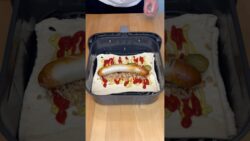 Croissant Hot Dog Rezept aus dem Airfryer!😍 #airfryer #rezept