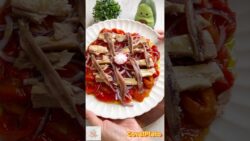 ENSALADA 🥗 DE BONITO, ANCHOAS y PIMIENTOS 🌶  hechos en freidora de aire 🥰, #recetas #cocinaespañola