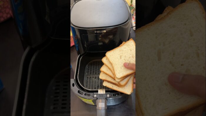 Egg Toast🥪🍳in Air Fryer #shorts #ytshorts #shaky #trending