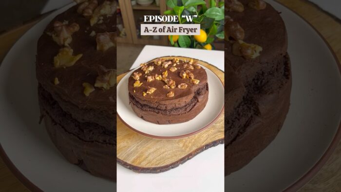 Ep: W of A-Z of Air Fryer | Wholewheat Cake | Healthy Guilt Free Recipe
