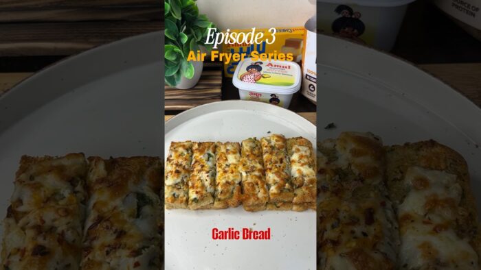 Episode 3: Air Fryer Series (Garlic Bread Recipe)✨😋